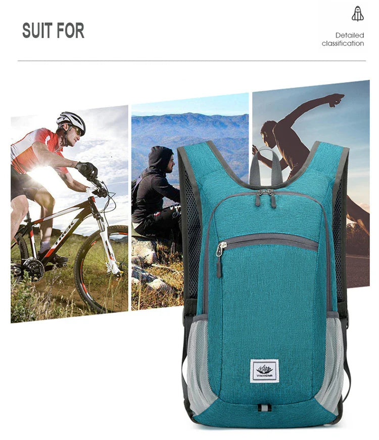 Portable Foldable Backpack,Men Women Ultralight Folding Bag,Outdoor Climbing Cycling Hiking  Knapsack Travel Daypack