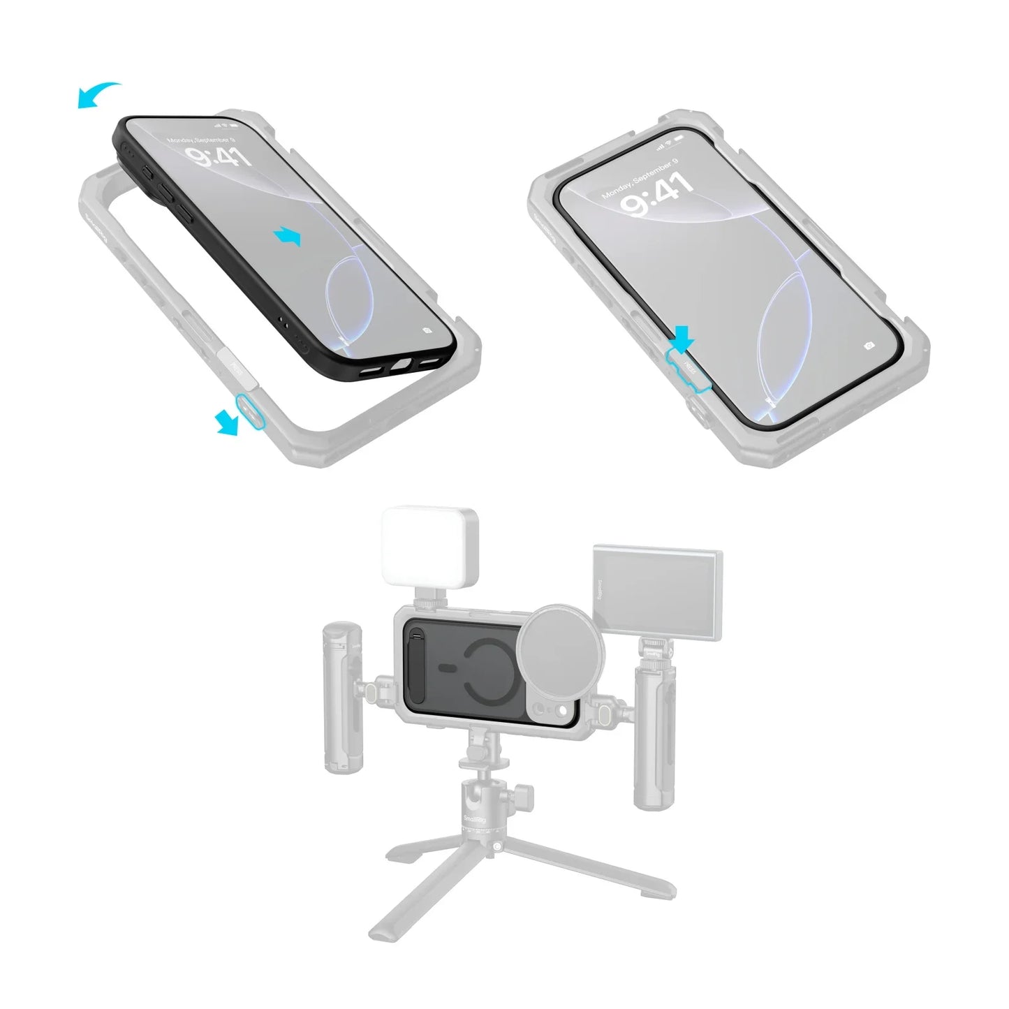 SmallRig FilMov Phone Case Lightweight Photography for iPhone 17 Pro/Pro Max with MagSafe Suit 67mm Magnetic Filter Slot Gift