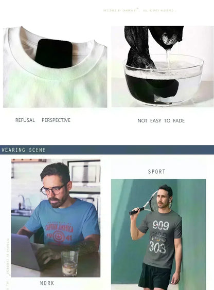 Men's Motivational Never Alone Boxing Graphic T-Shirt Soft Breathable Fabric Regular Fit Casual Tee Inspirational Quote EST