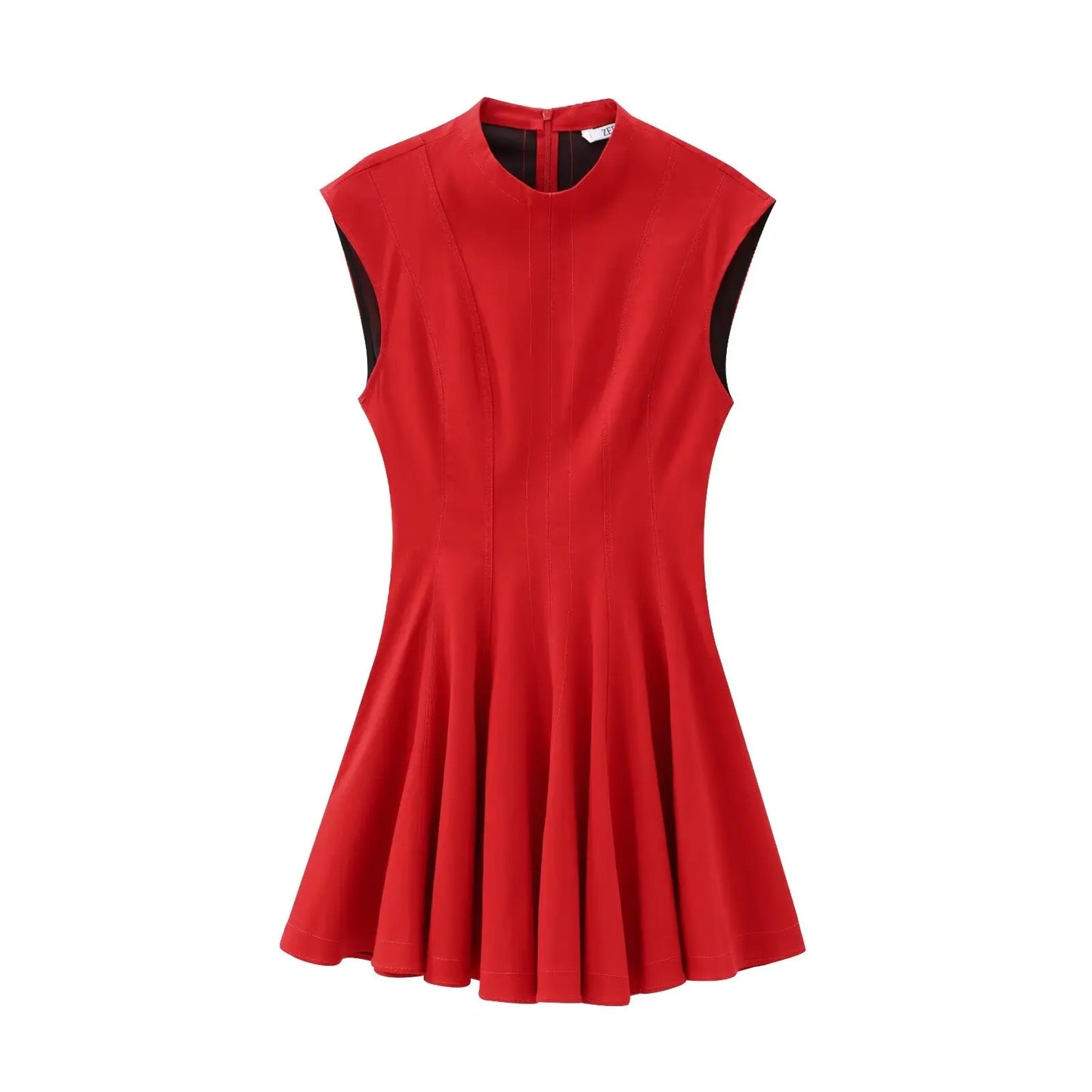 KONDALA Sexy Ruffles Mini Party Dress Women Sleeveless A-Line Chic Evening Club Dress Fashion 2025 Y2K Girl Street Vestidos