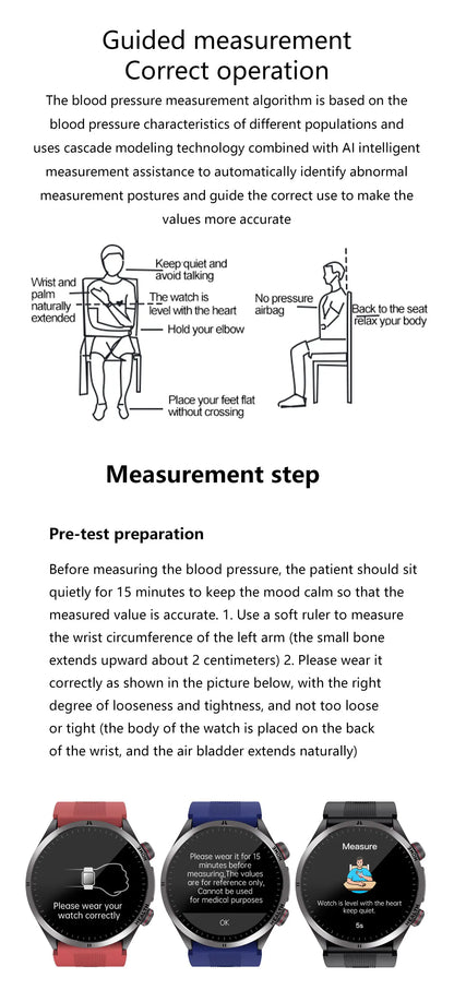 Airbag Smart Watch For huawei watch mens air Pump