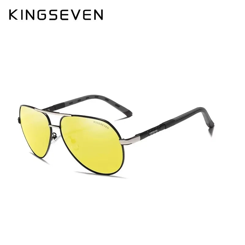 KINGSEVEN Fashion Men Sunglasses Luxury UV400 Polarized Glasses Women Pilot Outdoor Causal Male Female Fishing Driving Eyewear