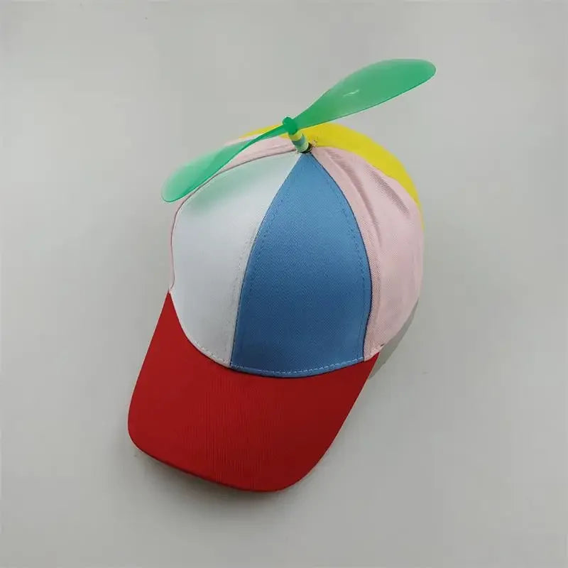 Funny Snapback Hat Helicopter Propeller Adventure Dad Hat Rainbow Bamboo Dragonfly Baseball Cap For Adult Kids Boys Girls