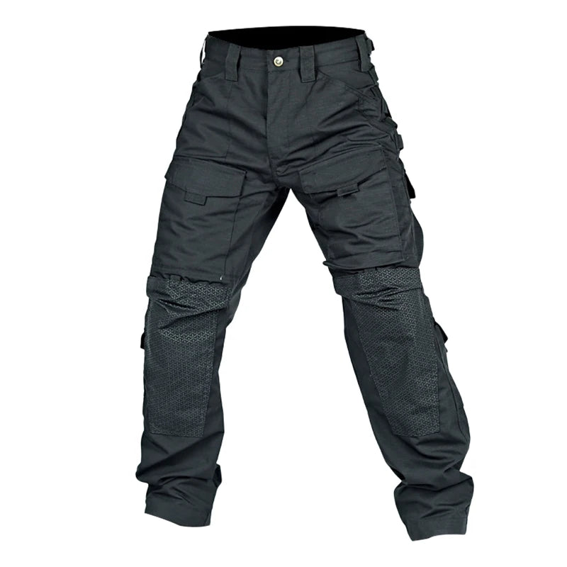 Tactical Pants Men Multi-Pocket Outdoor Cargo Pants Military Combat Trousers