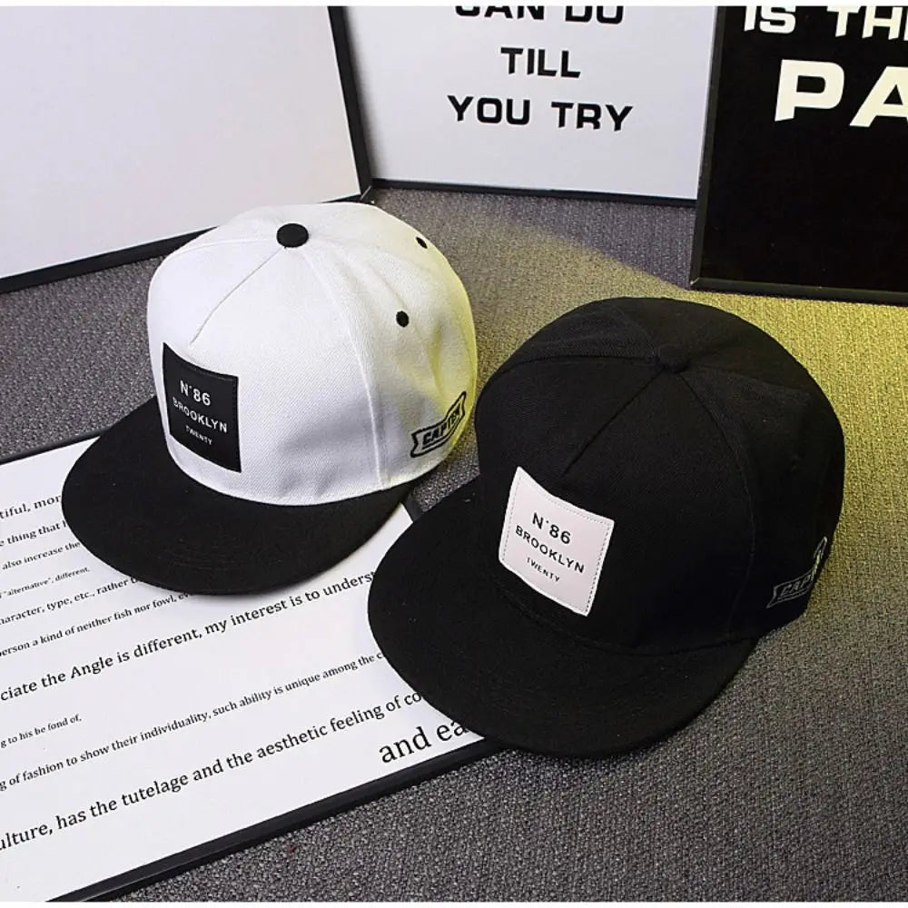 Trendy N86 Patch Baseball Cap Sun Protection Summer Spring Hip-hop Cap Outdoor Embroidery Men Hat