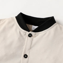 2PCS Child Boy Clothes Set Bear Print Button Style Short Sleeve Top+Shorts Fashiona Birthday Party Outfit For Kid Boy 1-6 Years