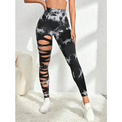 Tie Dye Yogo Gym Leggings Women Seamless Sport Tights Leggings