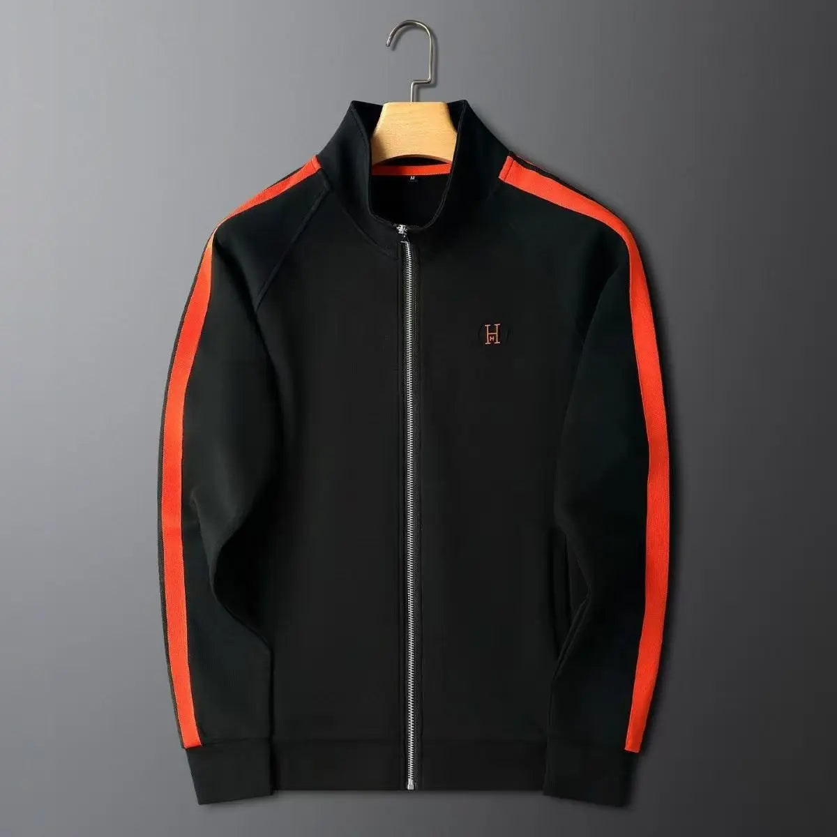 Spring Autumn Fashion Embroidered Men's Sports and Leisure Jacket Pants 2-pc Set Youth Street Party Brand Men Sets