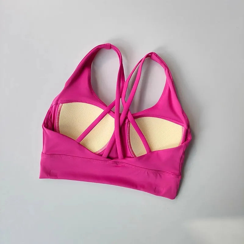 Women Yoga Set 2pcs Sport Suit Gym wear Workout Clothes Sports Crop Top High Waist