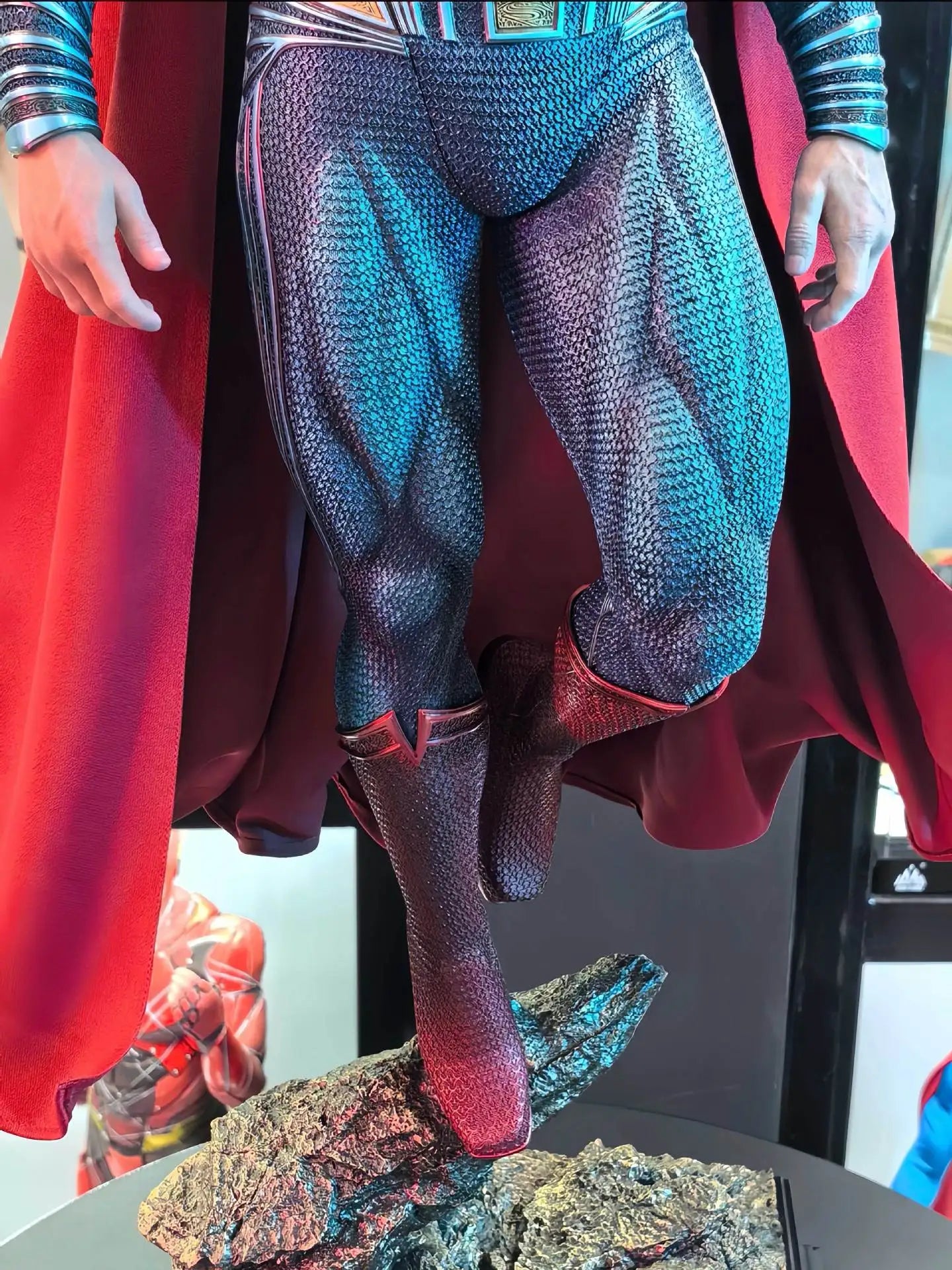 Super High Quality Dc Series Justice League Steel Man Superman Gk Statue Handmade Fashionable Model Ornament Birthday Gift Gift