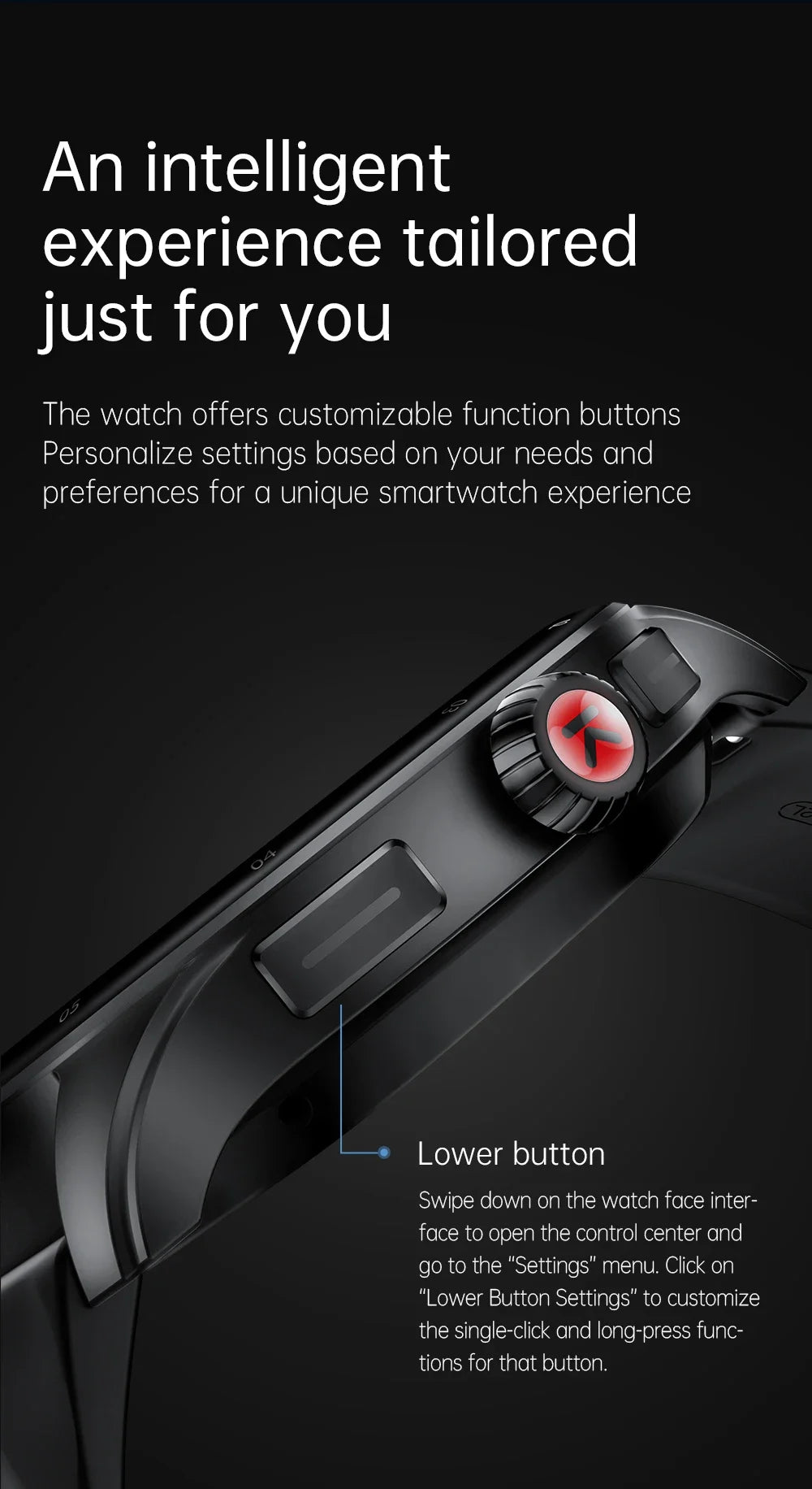 KUMI GW3 Pro Smartwatch 1.43" AMOLED IP68 Waterproof Bluetooth 5.2 Fitness Tracker Heart Rate Blood Oxygen Monitor