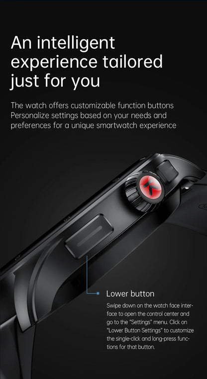 KUMI GW3 Pro Smartwatch 1.43" AMOLED IP68 Waterproof Bluetooth 5.2 Fitness Tracker Heart Rate Blood Oxygen Monitor