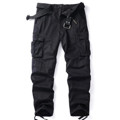 Men's Casual Cargo Pants Workout Joggers Stretch Sweatpants Hiking