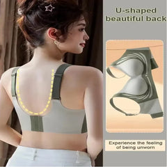 Push-up Bra Women Gathered Up Soft Support Adjustable Underwear Anti-sagging