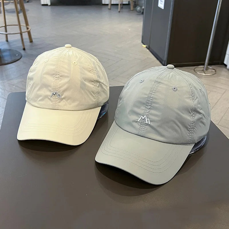 Summer Quick Drying Lightweight Baseball Hat, Thin Breathable Sunshade Sunscreen Duckbill Hat, Suitable For Fishing And Other Ou