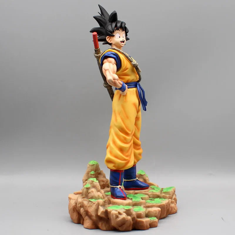 Dragon Ball Dream Super Saiyan Son Goku Somersault Cloud Standing Collection Action Figure Statue Anime Model Ornaments Toy Gift