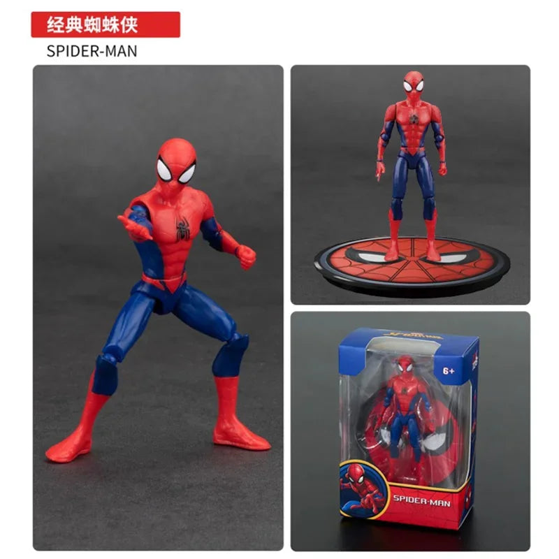 ZD Toys Official Avengers Legends: Iron Man, Spider Man, Thor, Captain America, Thanos, Hulk, War Machine Action Figures