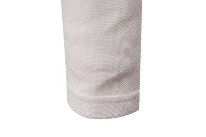 AIOPESON Men's Embroidery Polo Shirt Fashion Turn down Collar Casual Social Luxury Golf Shirt