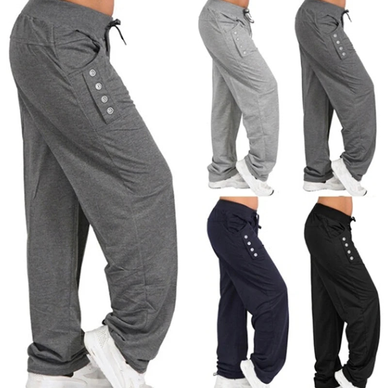 Spring Autumn Loose Casual Pants Women 2023 Black Gray Pantalones Mujer Pantalon