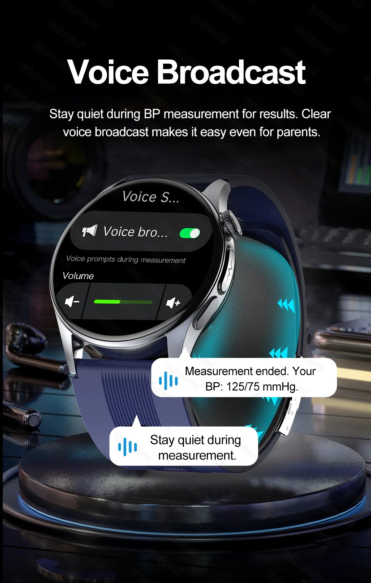 Smartwatch  AMOLED Screen Call ECG Sport Watchs