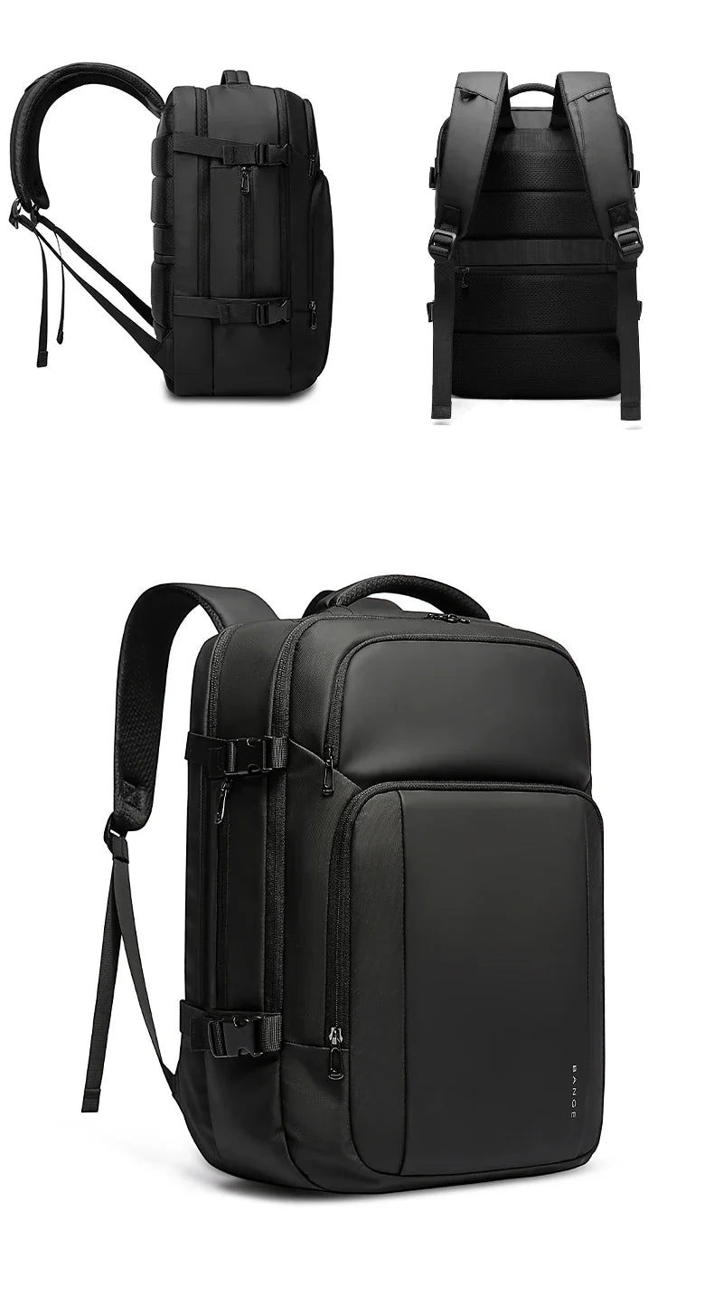 BANGE New Design Large Capacity Oxford Men 15.6 inch Laptop Backpack Softback Business Waterproof Backpacks with USB Charing