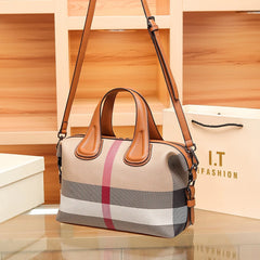 Female Bag Luxury Designer Handbag Canvas Leather Shoulder Bags