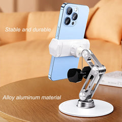 Desk Alloy Aluminum Clip Phone Stand Cellphone Mobile Phone Holder Telephone