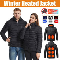 Smart Heated Jacket, Men's and Women's Winter Warm Jacket