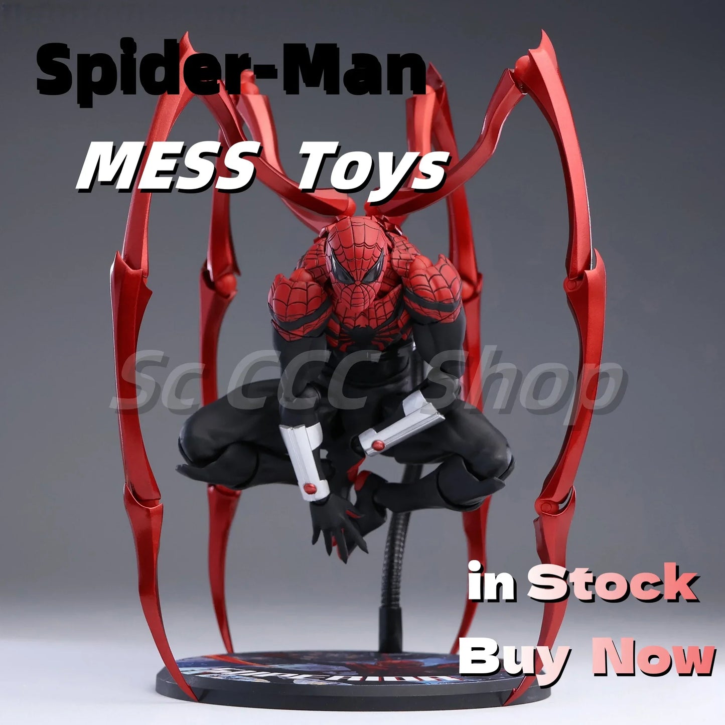 Hot Mess Toys Superior Spider Man Doctor Octopus Messtoys Peter Parker Spiderman Neighbor Anime Action Figure Gifts children's t