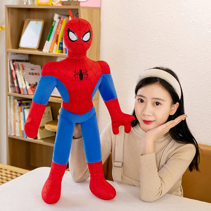 40-120Cm Spiderman New Cute Plush Doll Toys Kawaii Huge Sleep Pillow Cushion Soft Stuffed Animal Doll Birthday Gift for Kids