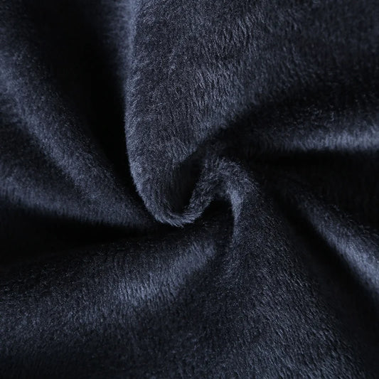 Winter Warm Fleece Men's Suit Pants Men Cotton Business Thick Solid Color
