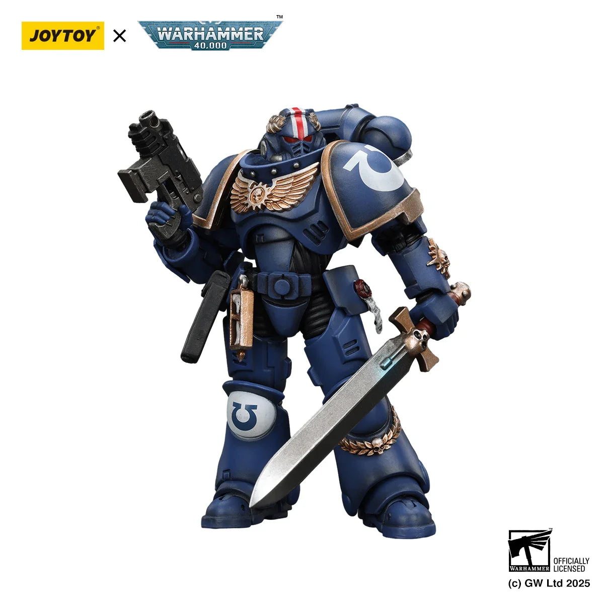 [IN STOCK] JOYTOY Warhammer 40K 1/18 Action Figure Ultramarines Primaris Lieutenant Argaranthe Anime figures Toys Model