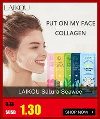 Sakura Seaweed Centella Snail Collagen Sleeping Mask Individual Packaging Nourishing Skin care Skin Barrier Face Mask