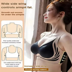 Push-up Bra Women Gathered Up Soft Support Adjustable Underwear Anti-sagging