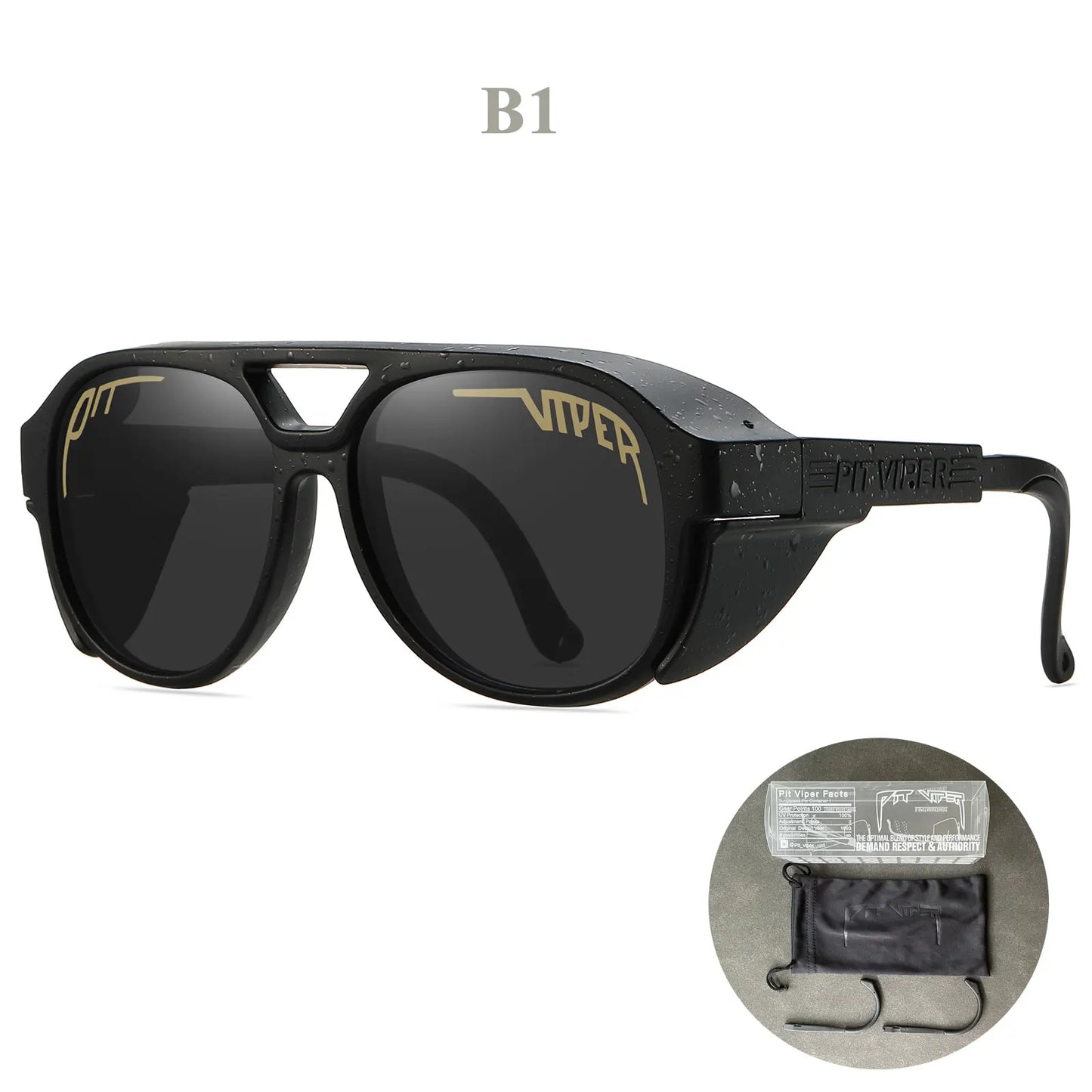 Adult Retro PIT VIPER Sunglasses Men Women Vintage Eyewear Steam Punk Sun Glasses UV400 Eyeglasses Steampunk Goggles With Box