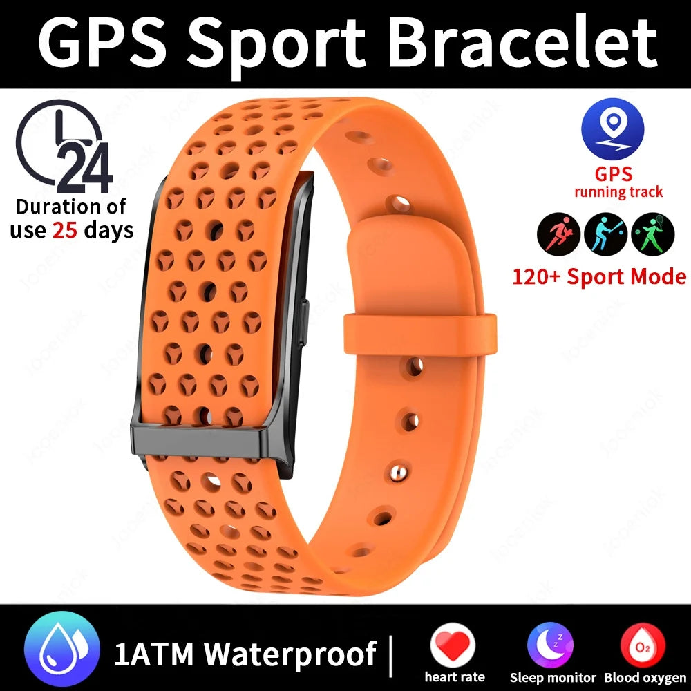 New No Screen Smart Watch Men's Sports Outdoors Fitness Heart Rate Monitor 1ATM Waterproof New Smartwatch For Android IOS 2025