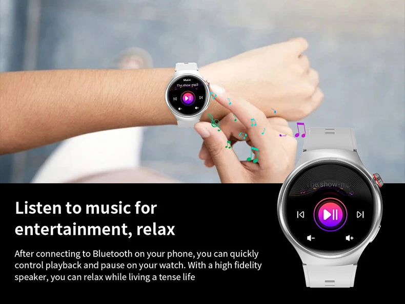2025 New Smart Watch 6 Pro AMOLED 1.46 inch NFC Heart Rate Monitoring IP68 Bluetooth call Smartwatch Suitable For Android IOS