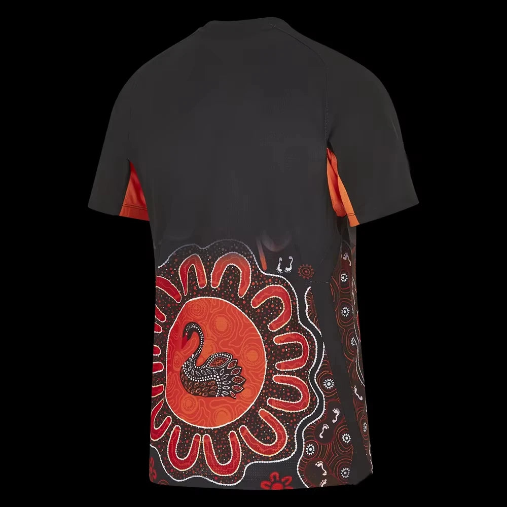 Perth Scorchers 2024_25 Mens Womens Indigenous BBL Jersey Limited Edition T-Shirt Youth Kids The Ashes Cricket Training Tee Tops
