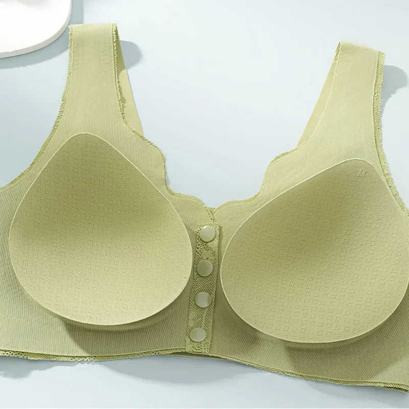 Wireless Brassiere Women Underwear Push Up Elderly Middle-Aged Bra Breathable Bras