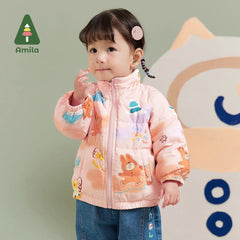 Winter Hooded Slight waterproofing antifouling Oil proof Warm   Baby Clothing