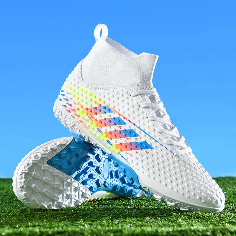 Men's Sneakers Soccer Shoes Football Boots Cleats Breathable Training Match