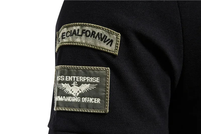 New Men Short Sleeve Tshirts Summer Breathable Embroidered Polo Shirt for Men Lightweight Solid Color Large Tops