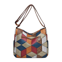 Women's Elegant Vintage Crossbody Bag Trendy HandBag Fashion Multi-pockets