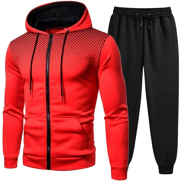 2024 Mens Tracksuits Men's Clothing Men Sets Hoodie Set Zipper Sweatshirt Casual Sport Sweatpants Man Sweat Suit Set Running