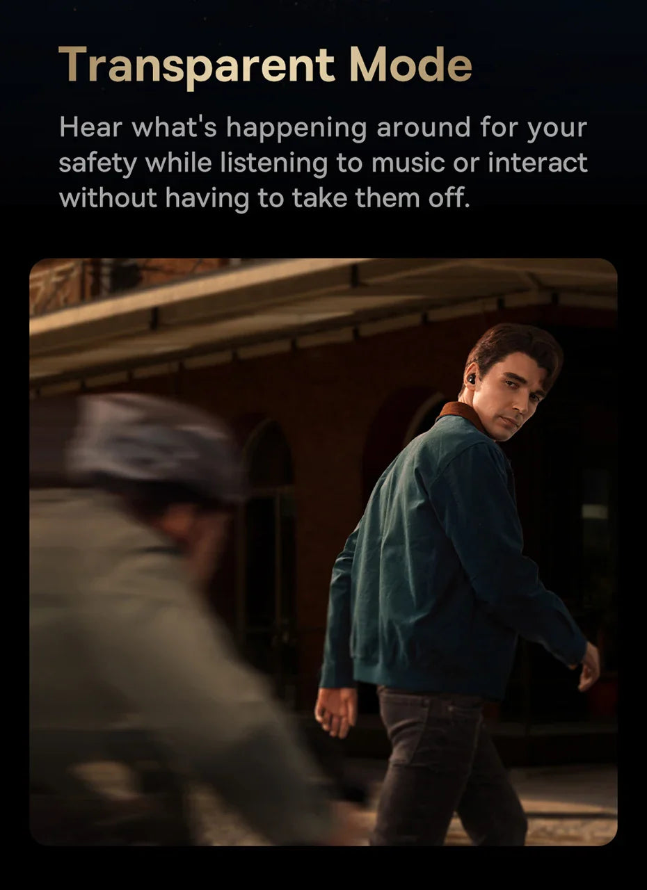 Baseus Bowie MA10 Pro ANC Wireless Earphones 48dB Hybrid ANC Bluetooth 5.3 Earbuds IPX6 Waterproof 4-Mics ENC Sports Headphones