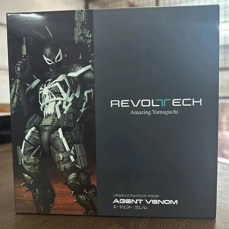 AMAZING YAMAGUCHI Agent Venom KAIYODO Eugene Thompson Symbiote Deadpool Comics Action Figure Model Movie Toys For Kids Doll Gift