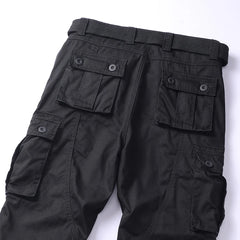 Men's Casual Cargo Pants Workout Joggers Stretch Sweatpants Hiking