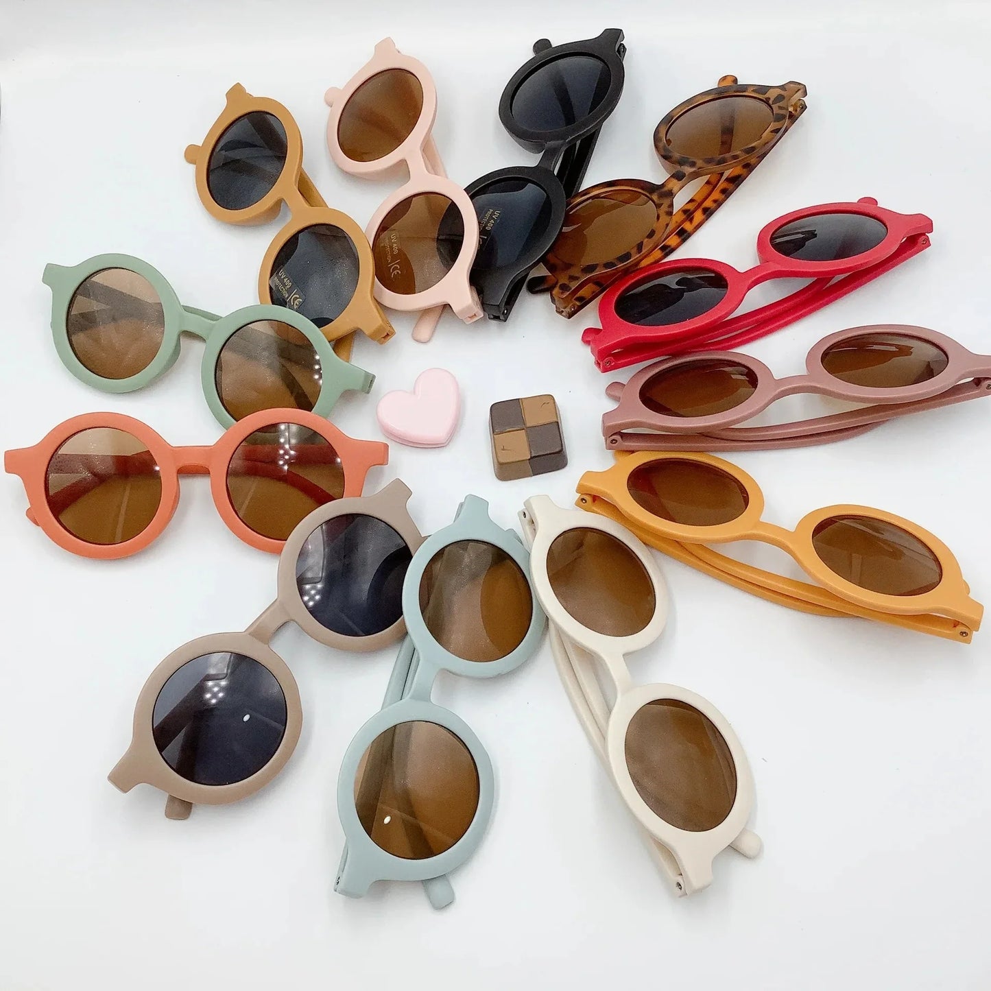 2024 new children's sunglasses yuanchaotong UV400 plastic  glasses  sunglasses