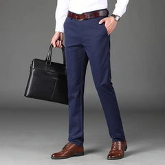 Fashion Men Business Office Suit Pants Streetwear Male