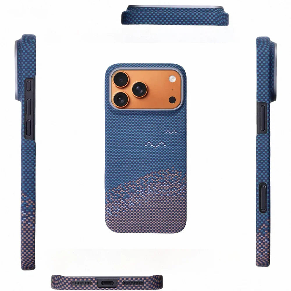 Really Carbon Fiber Case for Iphone 17 Pro Max Case for Magsafe Magnetic Ultra-Thin Lightweight for Iphone17 Pro aramid Cover